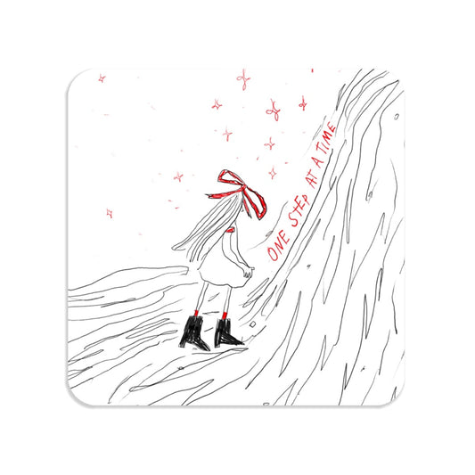 “One Step at a Time” Magnet