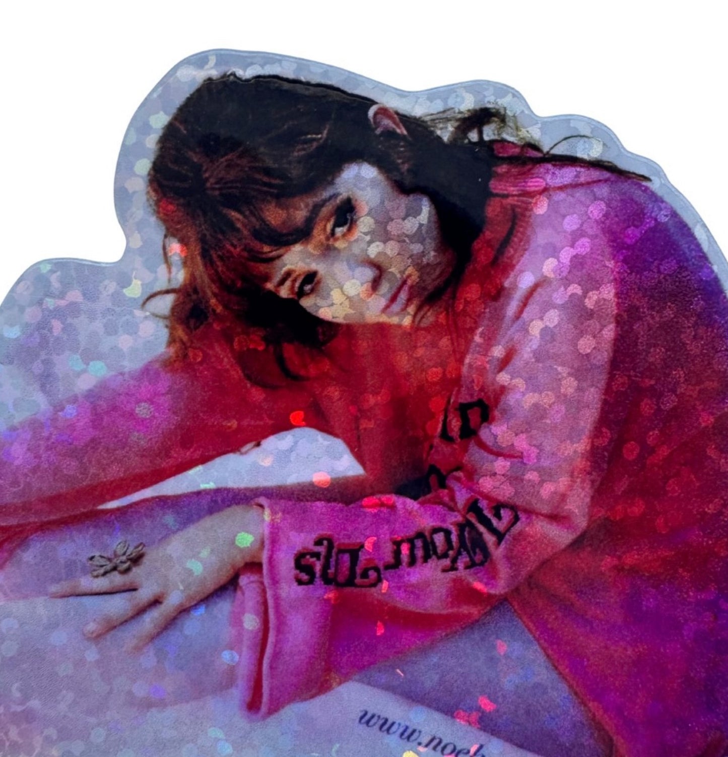 Holographic Glitter “Noël in the Clouds Sticker